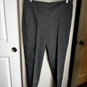 Hilary Radley Women’s‎ Black/Gray Houndstooth Tummy Control Work Pants, XL